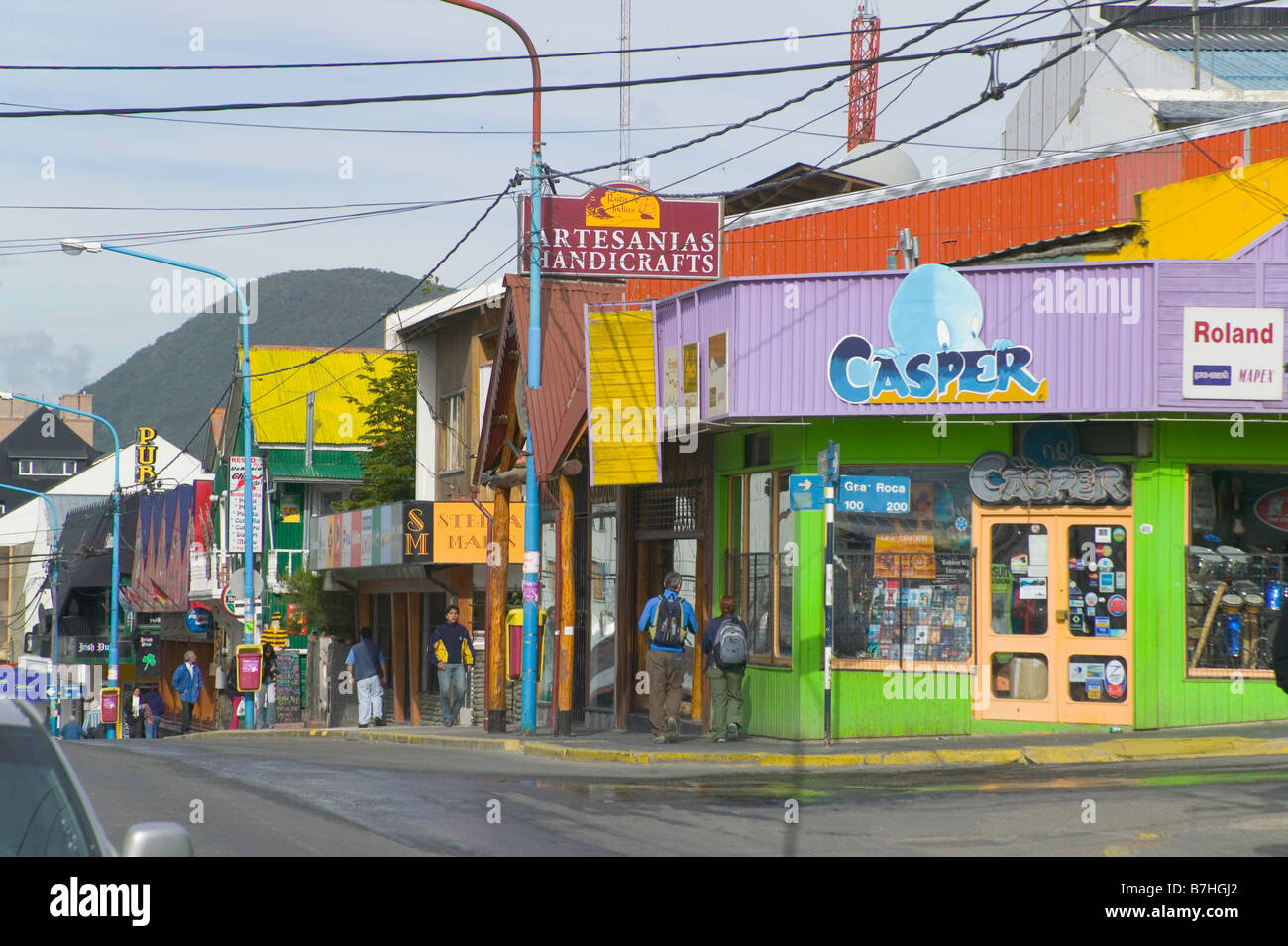 Houses in Ushuaia Argentina Stock Photo Alamy
