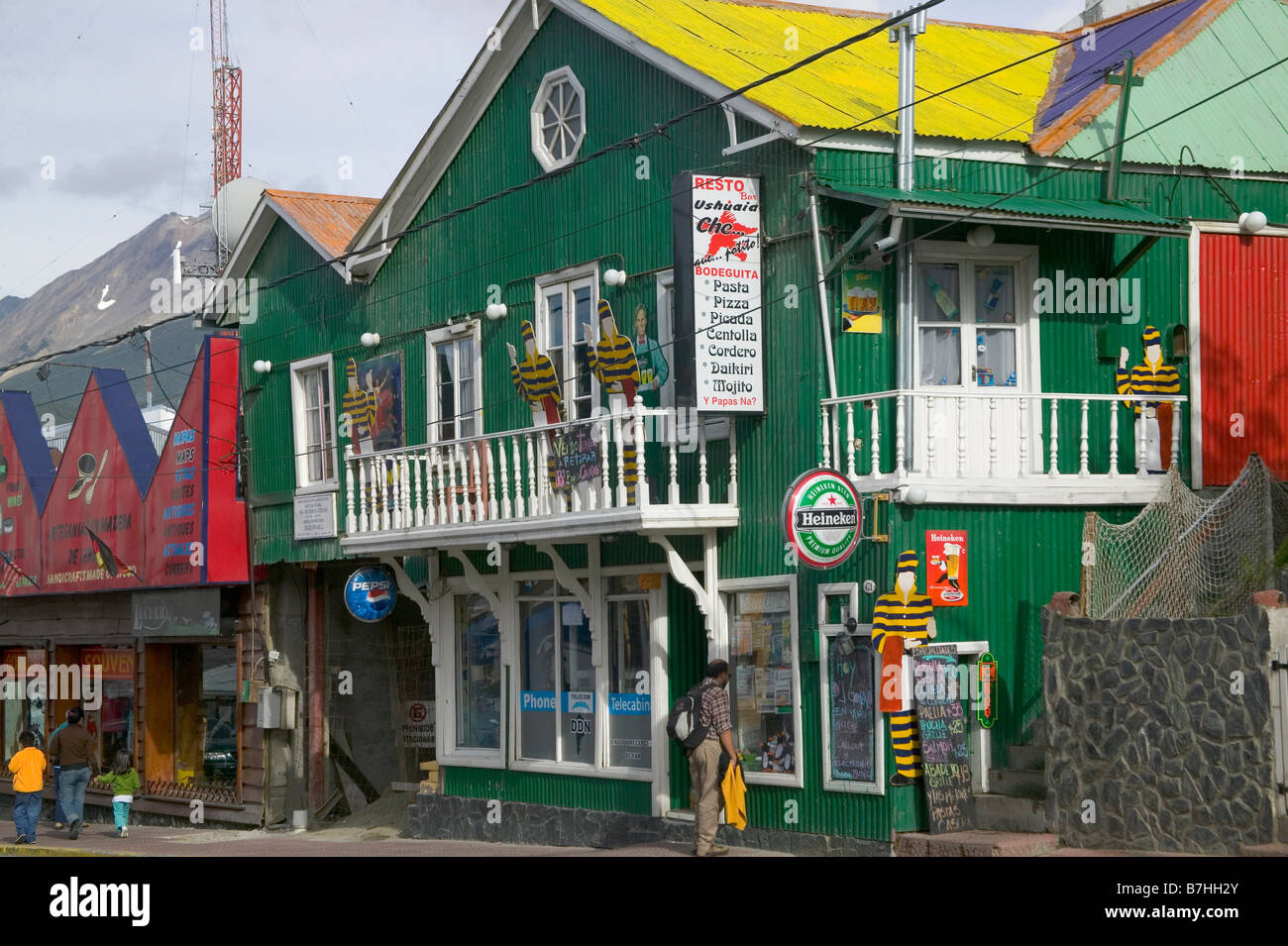 Houses in Ushuaia Argentina Stock Photo Alamy