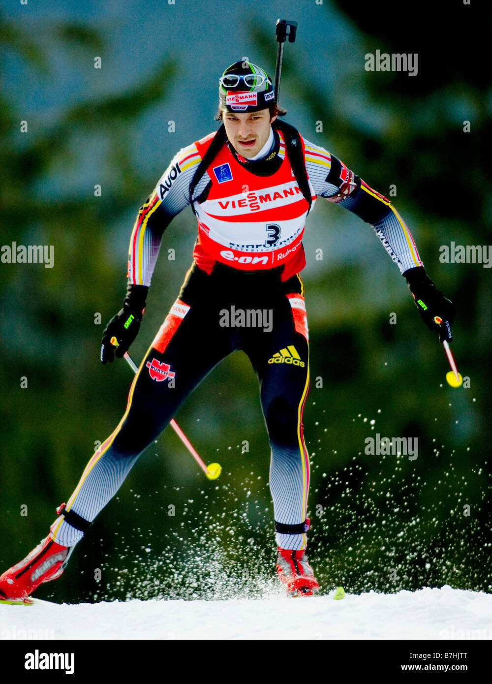 WOLF Alexander WSV Oberhof 05 Biathlon Weltcup 12 5 km Verfolgung Maenner Ruhpolding 13 01 2008 Stock Photo