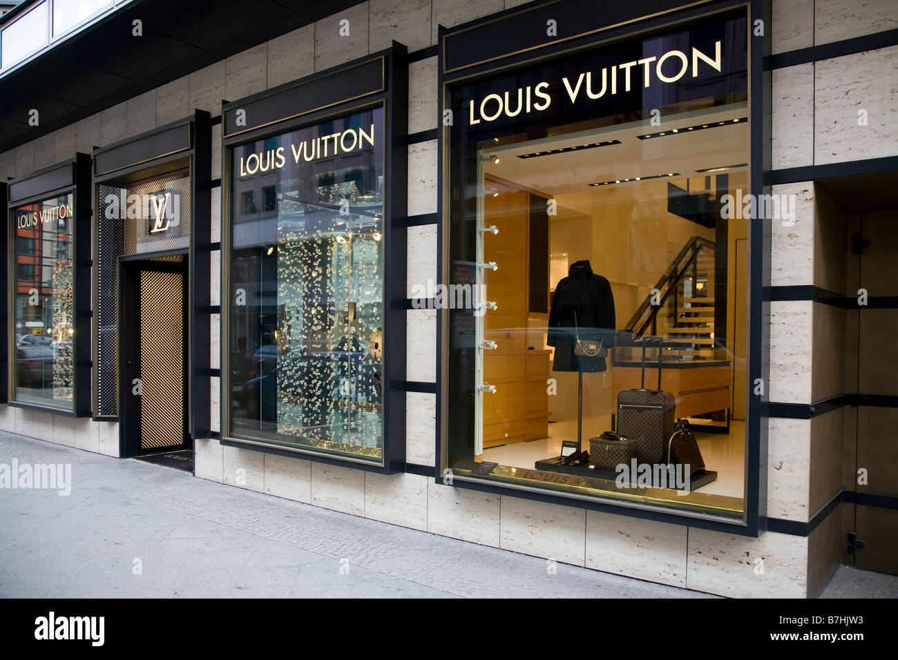 Louis Vuitton dept store in Berlin Stock Photo Alamy