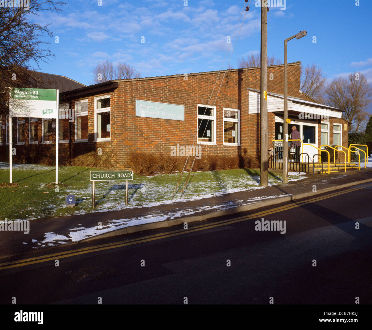 The Biggin Hill Library. Biggin Hill, Bromley, Kent, England, UK. (Now