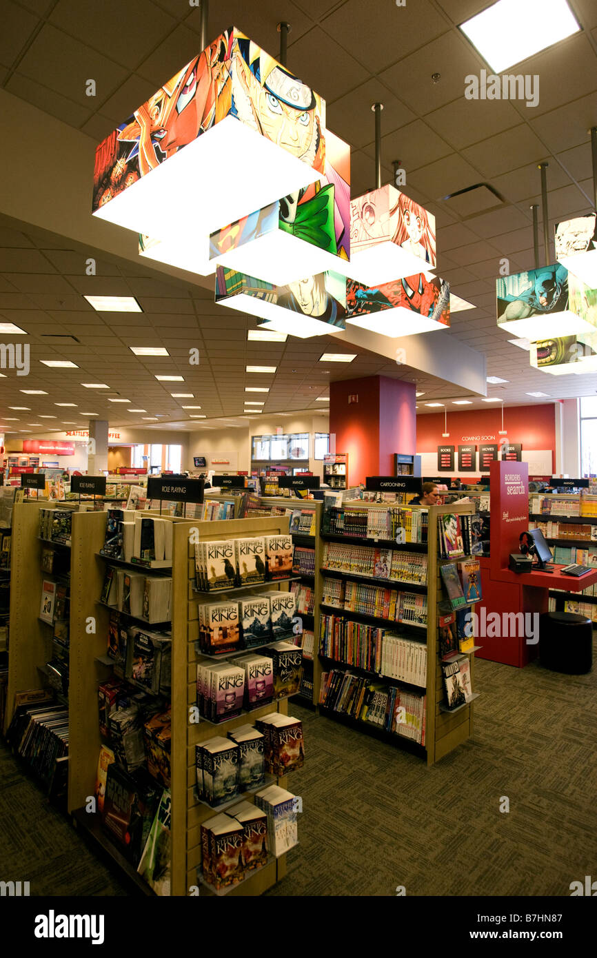 Borders border's books bookstore hires stock photography and images