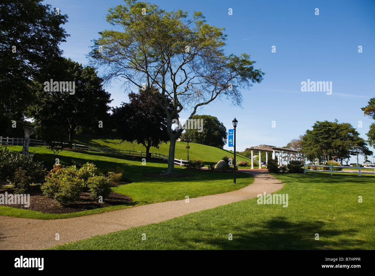 Waterfront Park Plymouth Massachusetts Stock Photo Alamy