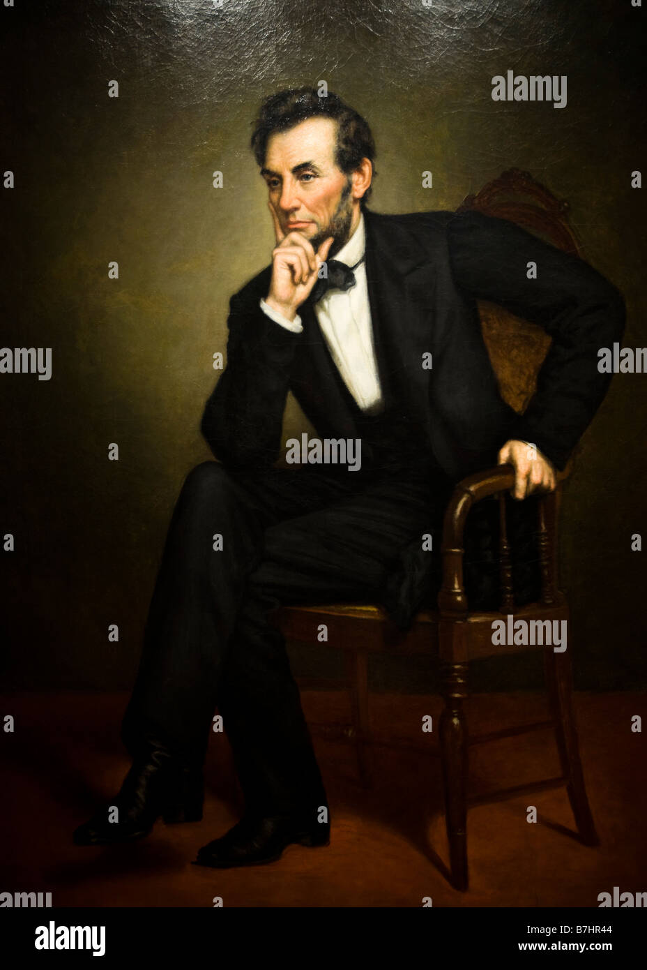 Abraham Lincoln Portrait Painting High Resolution Stock Photography and ...