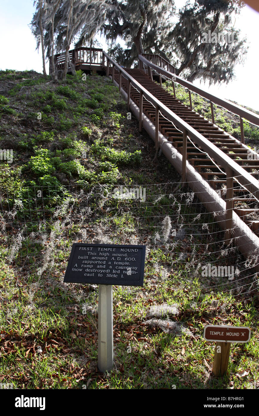 Crystal River Archaeological State Park Temple Mound shell Indian Mound