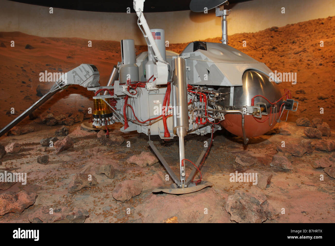 NASA Viking Mars lander model Kennedy Space Center Cape Canaveral Stock Photo
