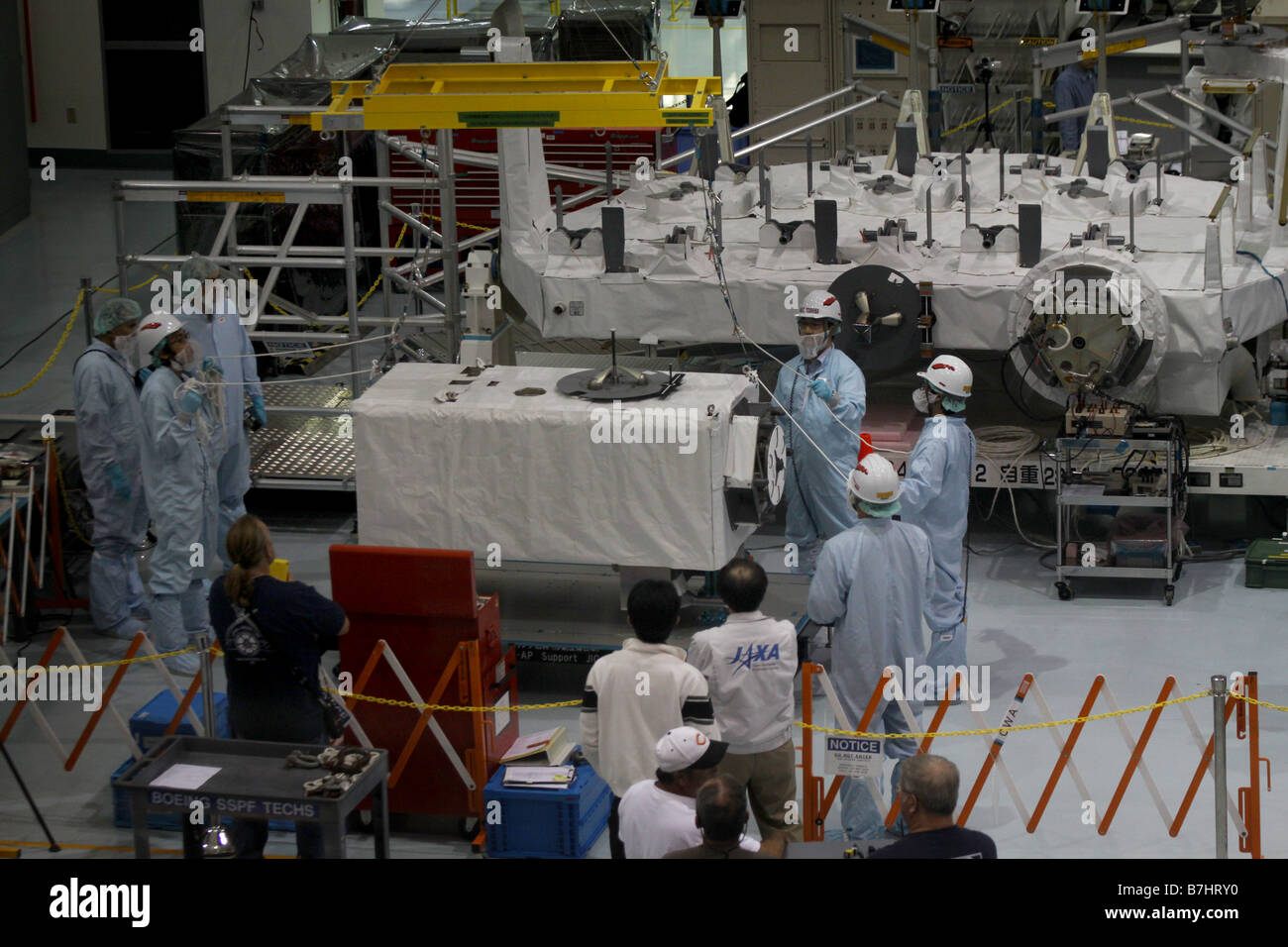 NASA International space station ISS JEM Assembly JAXA Japanese Experimental Module Kibo Stock Photo