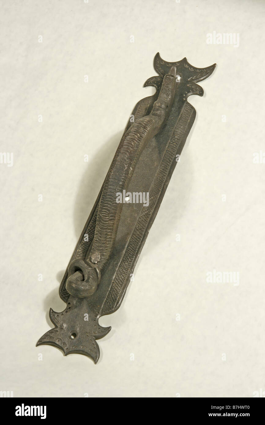 Mexican door handle, straight Stock Photo Alamy