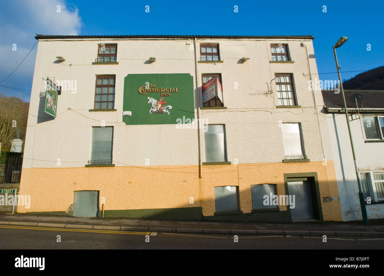 The Commercial Empty Village Pub For Sale With Windows And Doors