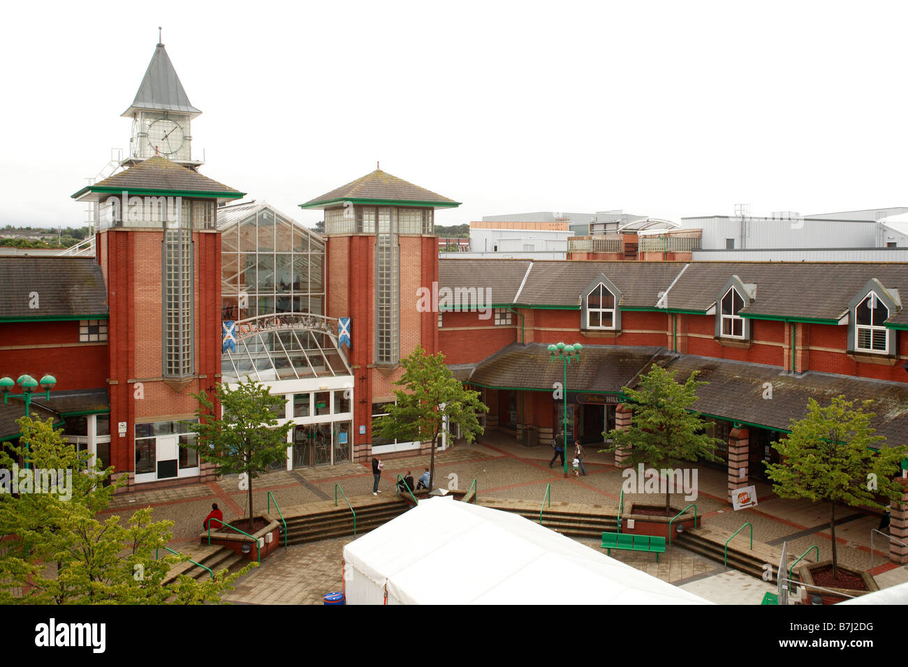 Entrance to the Almondvale Shopping Centre, Livingston, West Lothian