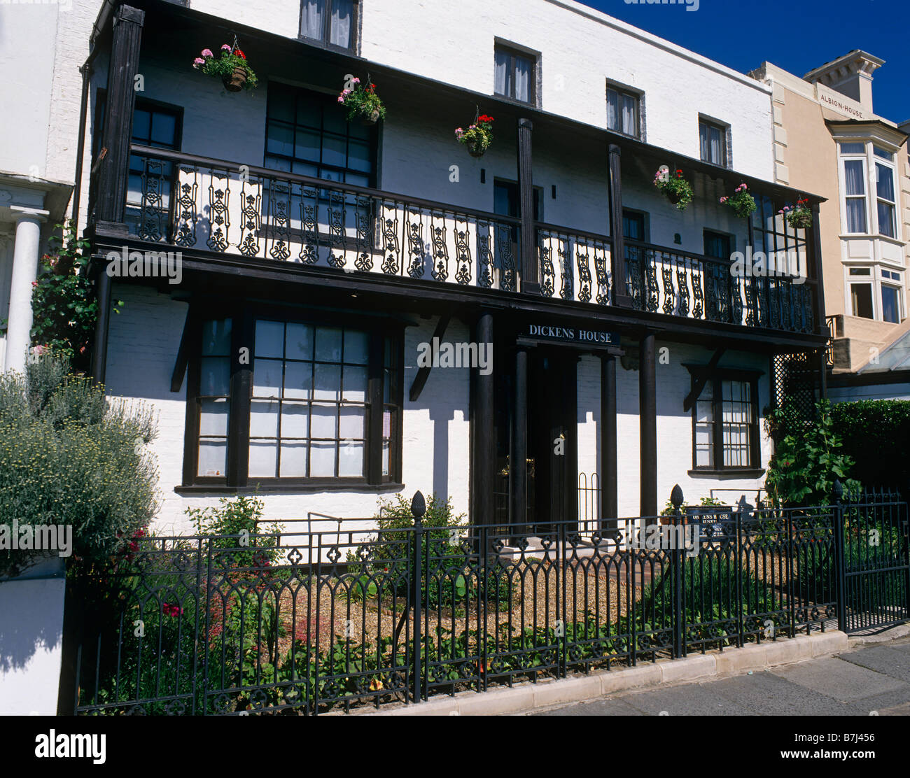 Charles Dickens House Broadstairs Kent UK Stock Photo Alamy