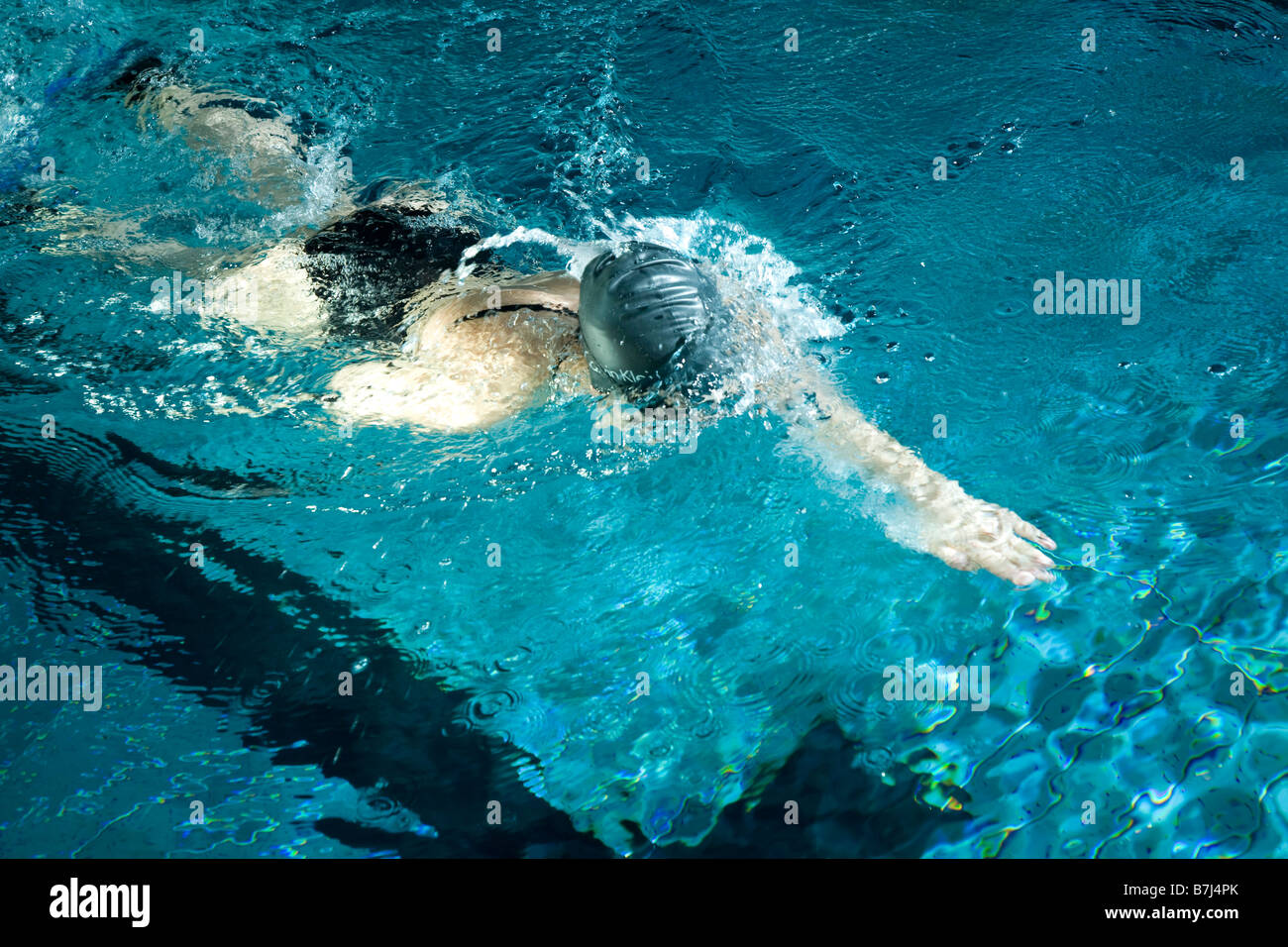 Crowl in the swimming pool Stock Photo - Alamy