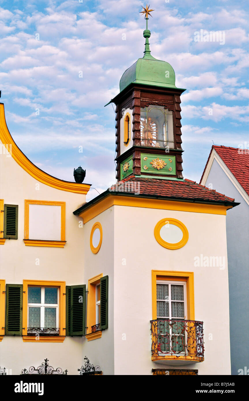 Detail of the “Heckelhaus” in Allersberg, Bavaria, Germany Stock Photo