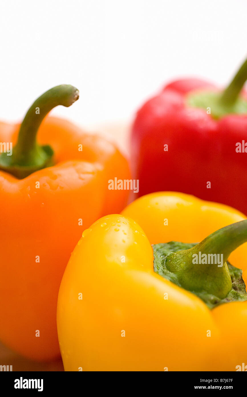 Yellow orange red peppers hires stock photography and images Alamy