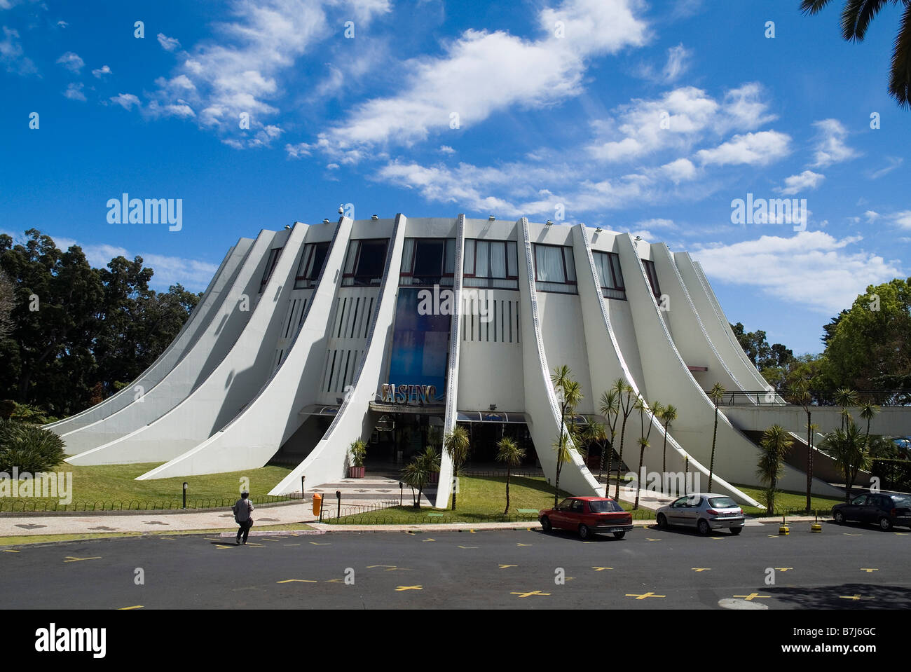 dh Madeira Casino FUNCHAL MADEIRA Casino building designed by architect Oscar Niemeyer Stock Photo
