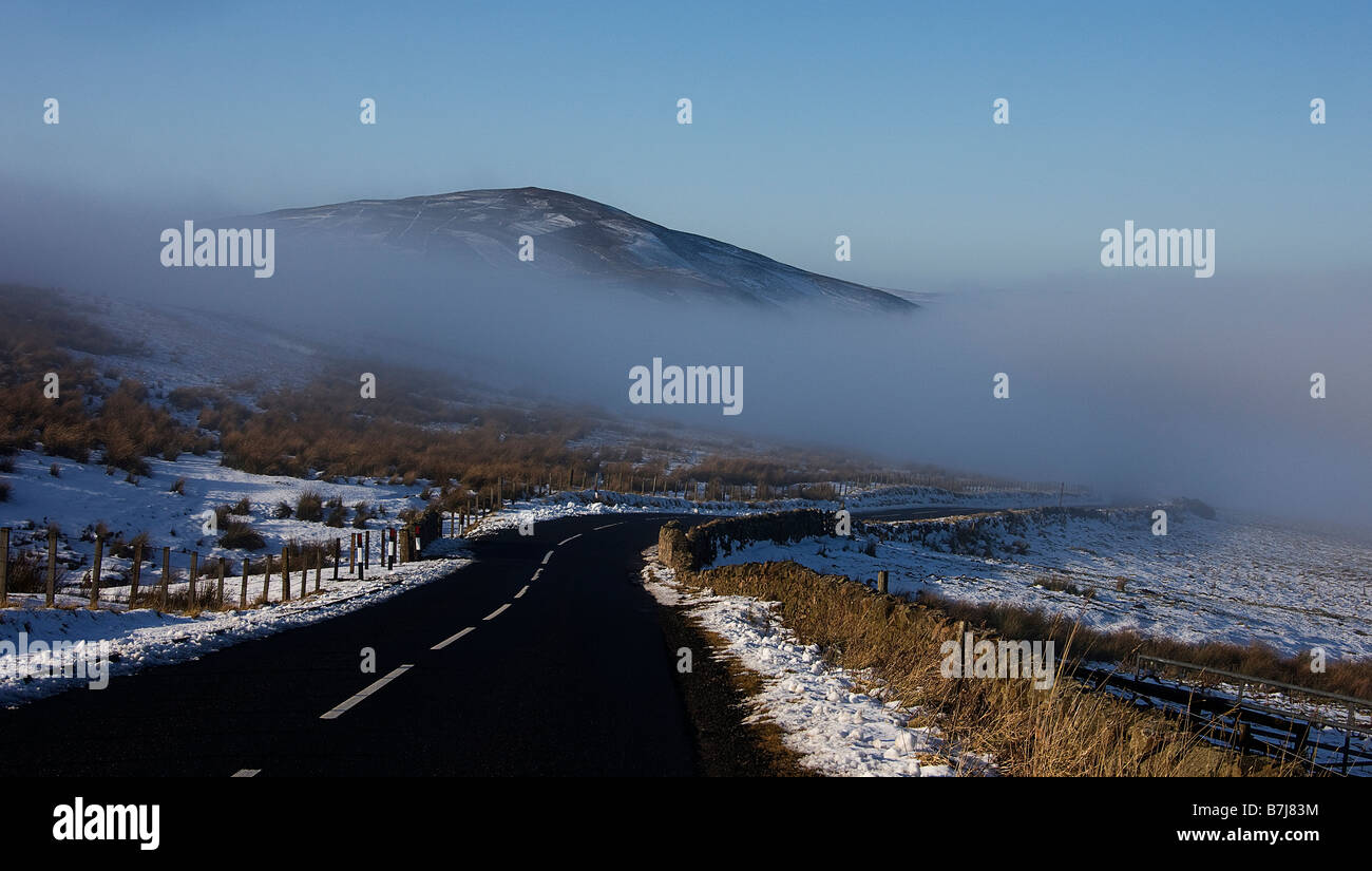 Dirrington Great  law.Longformacus road.Duns.Scottish borders Scotland. Stock Photo