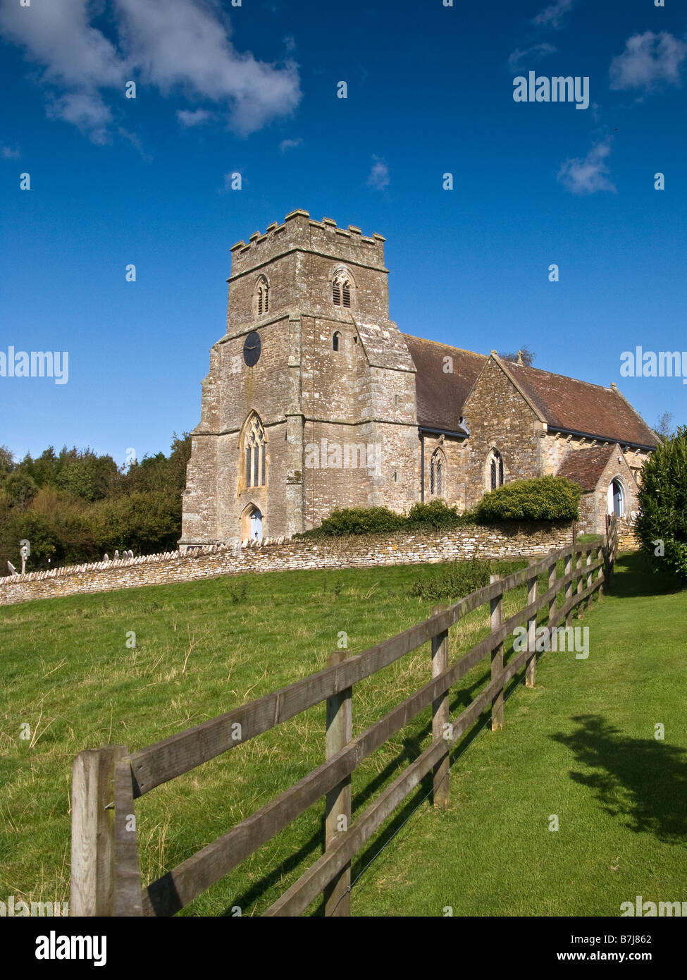 All Saint's Church at Kington Magna Dorset Stock Photo Alamy