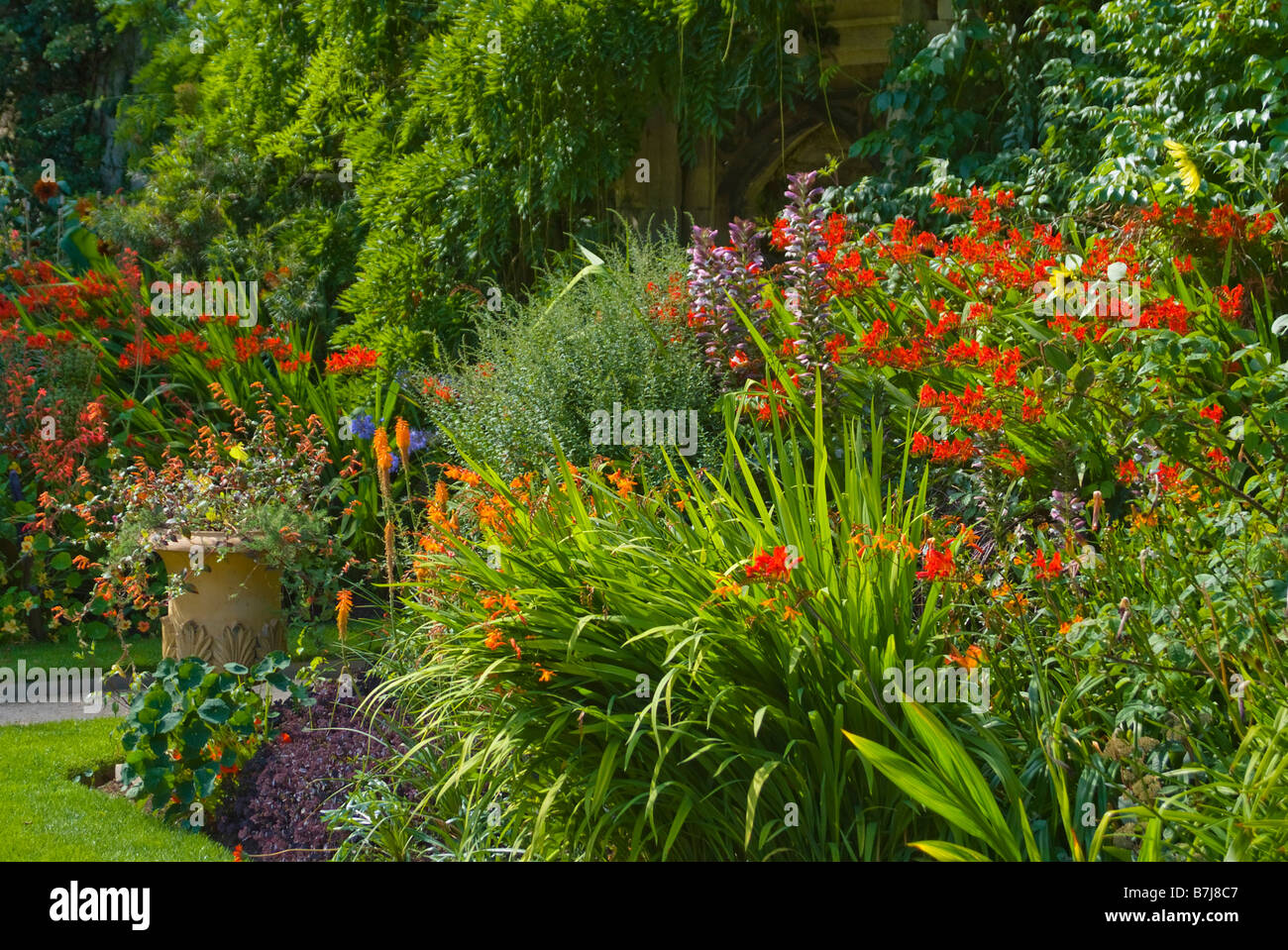 Worcester College Garden Oxford Stock Photo - Alamy