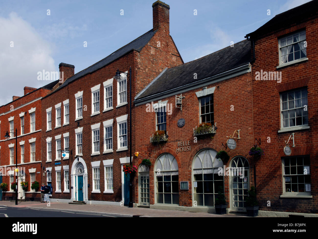 High Street Pershore Worcestershire England Stock Photo Alamy