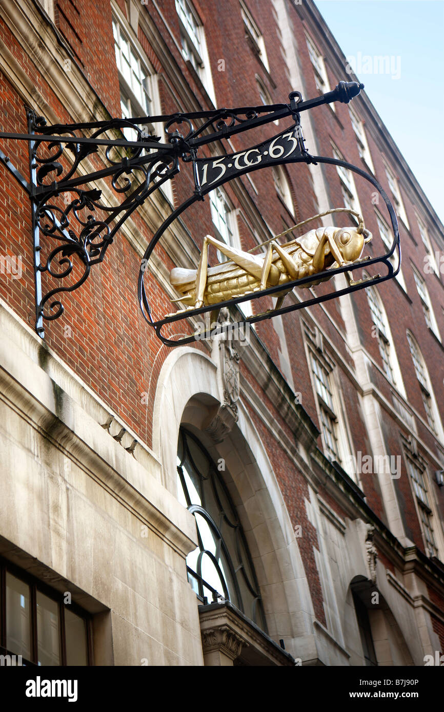 Unusual Shop Sign, Lombard Street, Bank, London Stock Photo