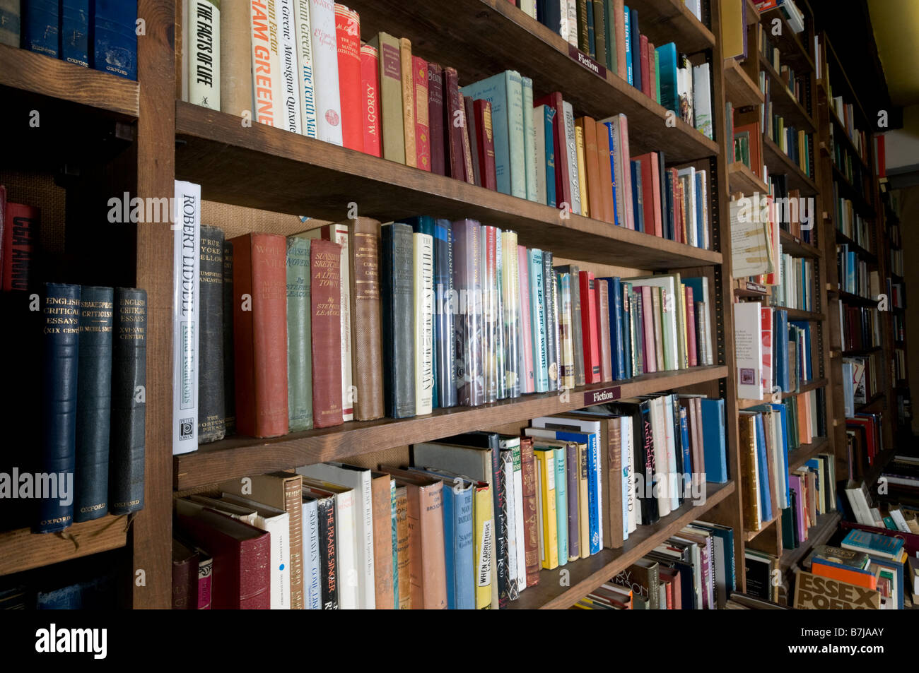 Books On Shelf In Stock Photo Alamy