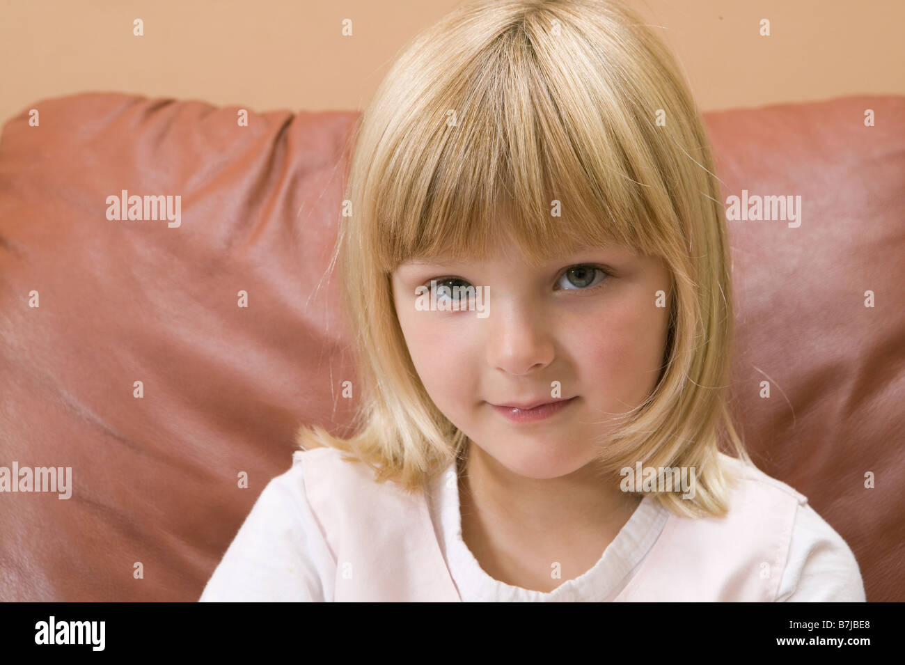 Portrait of a 5 year old girl. Vancouver, BC Stock Photo - Alamy
