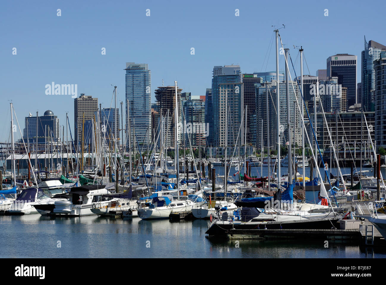 Vancouver Coal Harbour Stock Photo Alamy