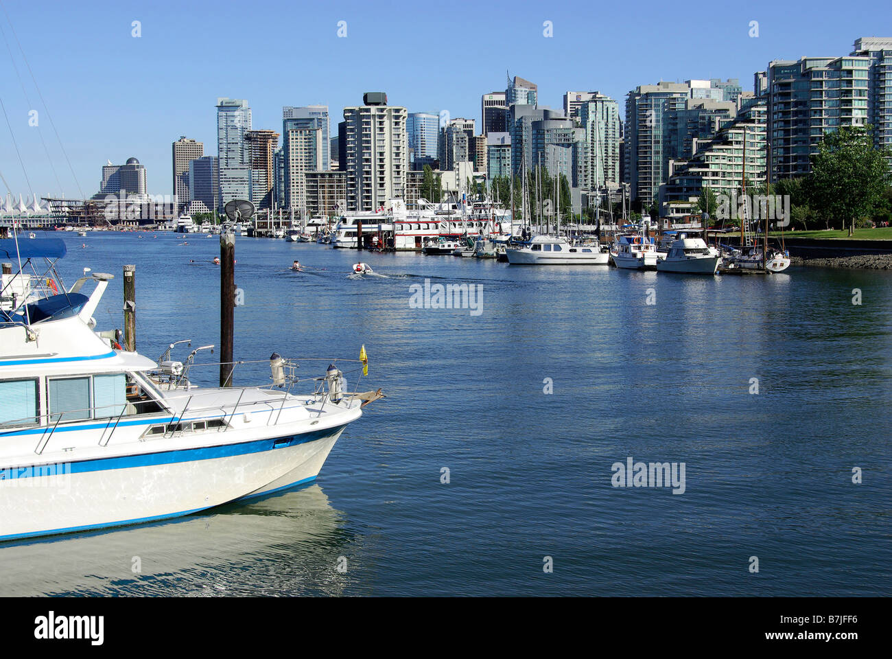 Vancouver Coal Harbour Stock Photo Alamy