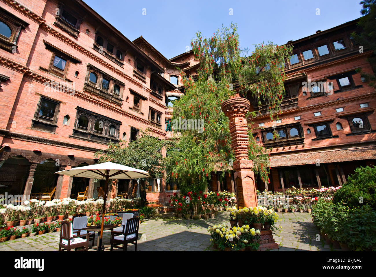 Dwarika's Hotel, Kathmandu, Nepal, Asia Stock Photo Alamy