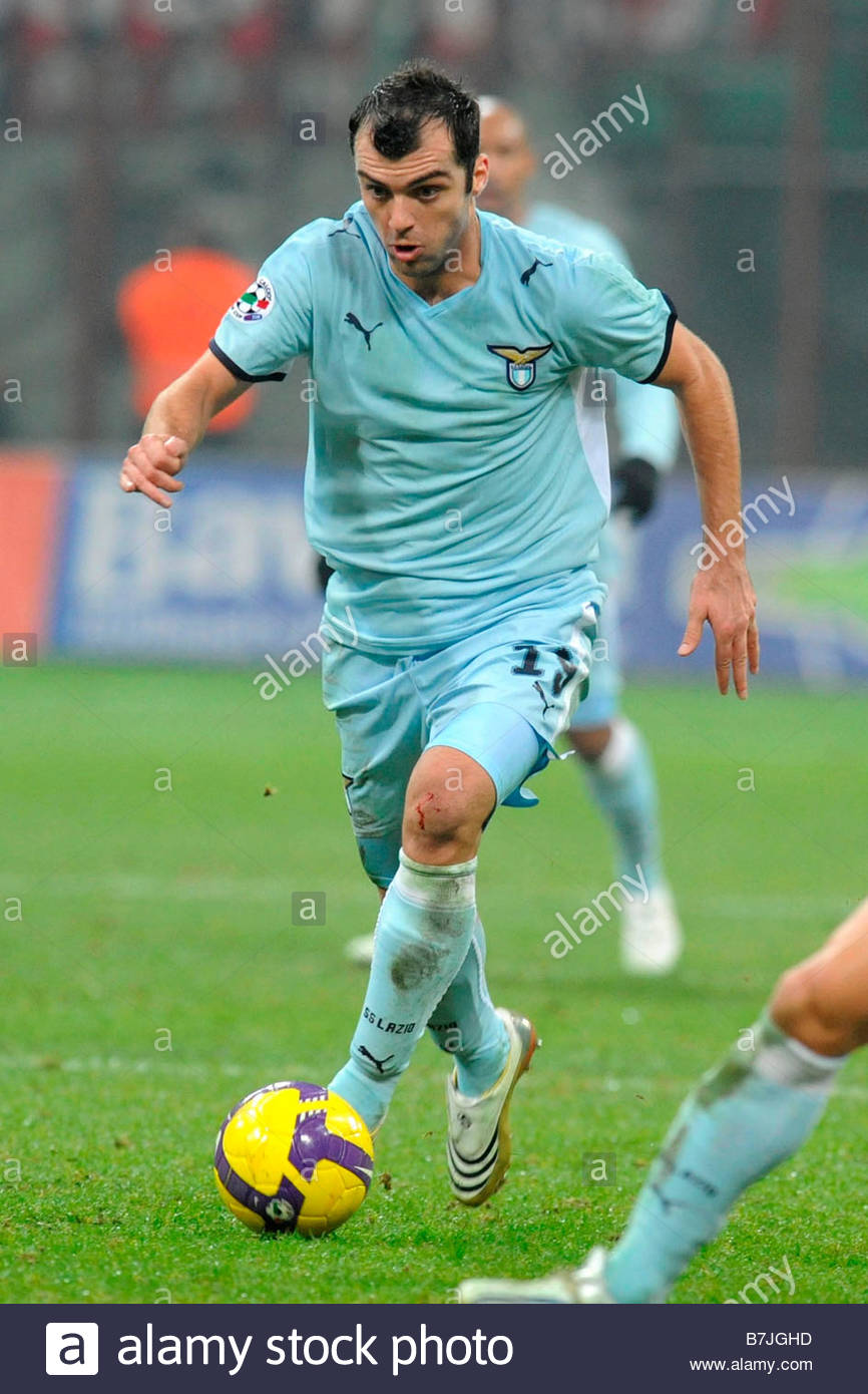 Goran Pandev Milan 03 12 2008 Soccer Italian Cup 2008 2009 Milan Lazio 1 2 Photo Paolo Bona Markanews Stock Photo Alamy