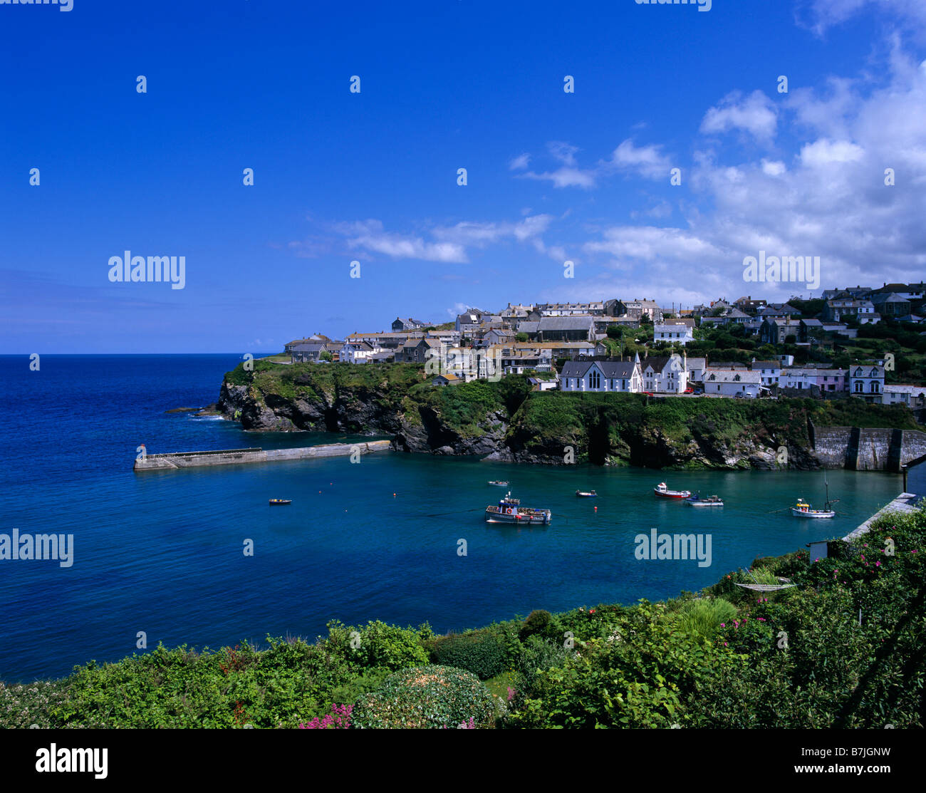 Port Isaac Cornwall UK Stock Photo Alamy
