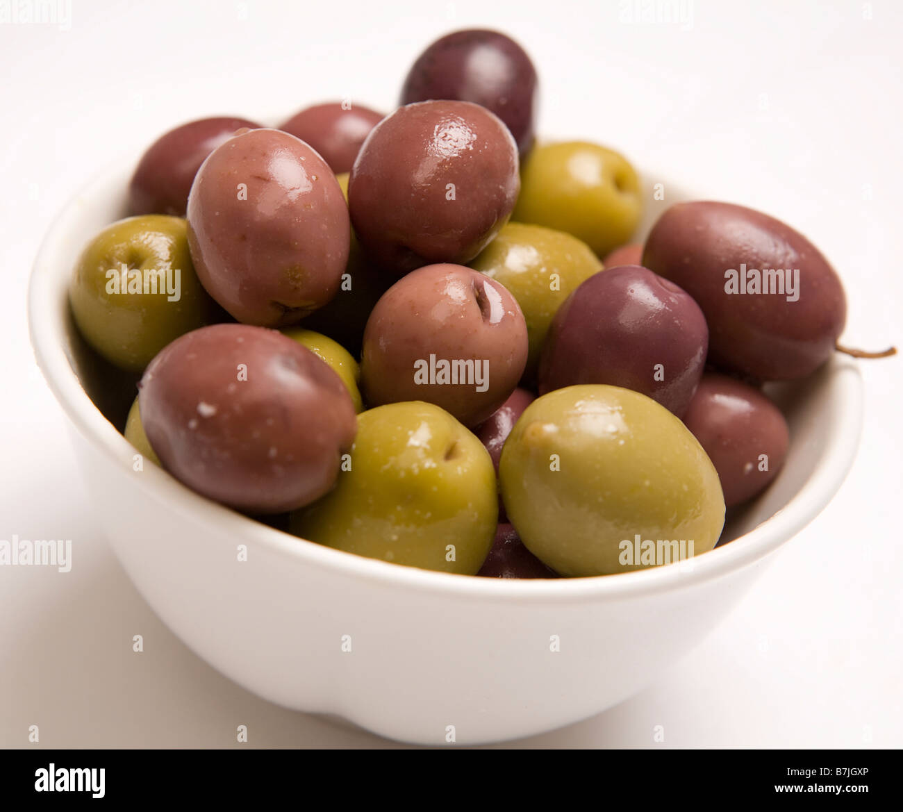 Mixed Olive Bowl Stock Photo Alamy