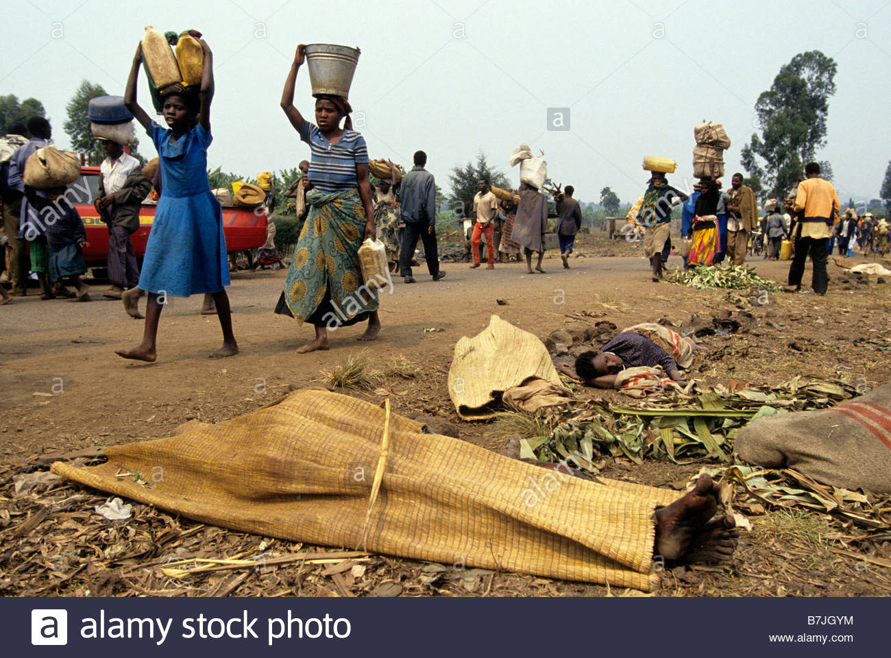 Tutsi Refugees From Rwanda In High Resolution Stock Photography and