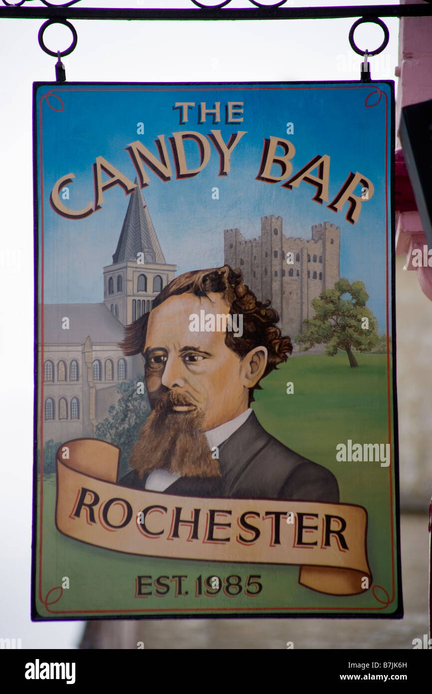 The Candy Bar High Street Rochester Kent UK Stock Photo Alamy