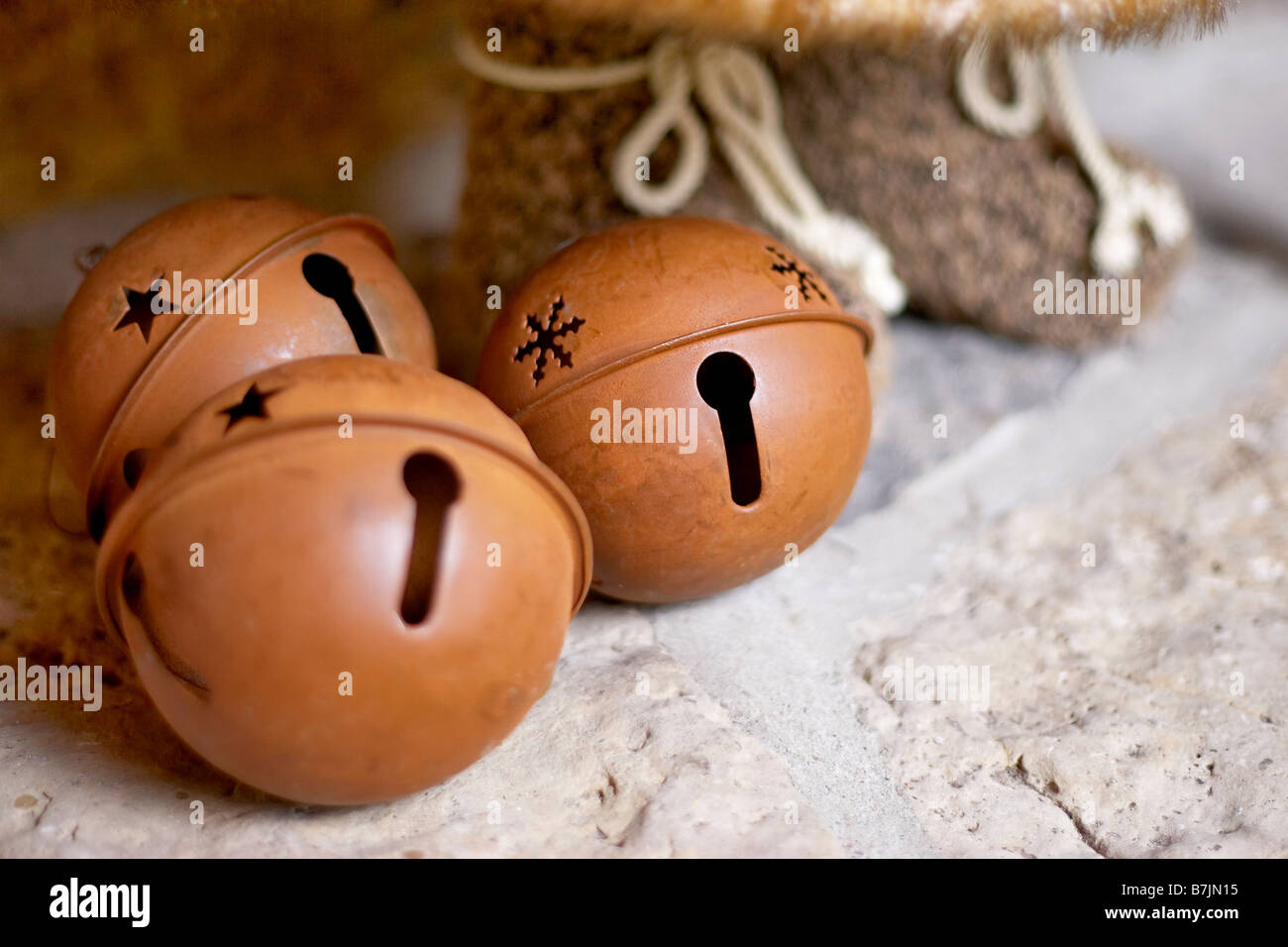 Detail of Christmas bells, Canada, Ontario Stock Photo Alamy