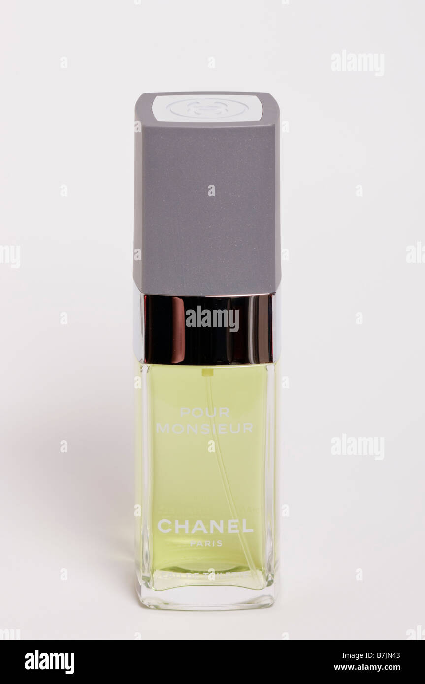 A bottle of Chanel Pour Monsieur eau de toilette mens aftershave