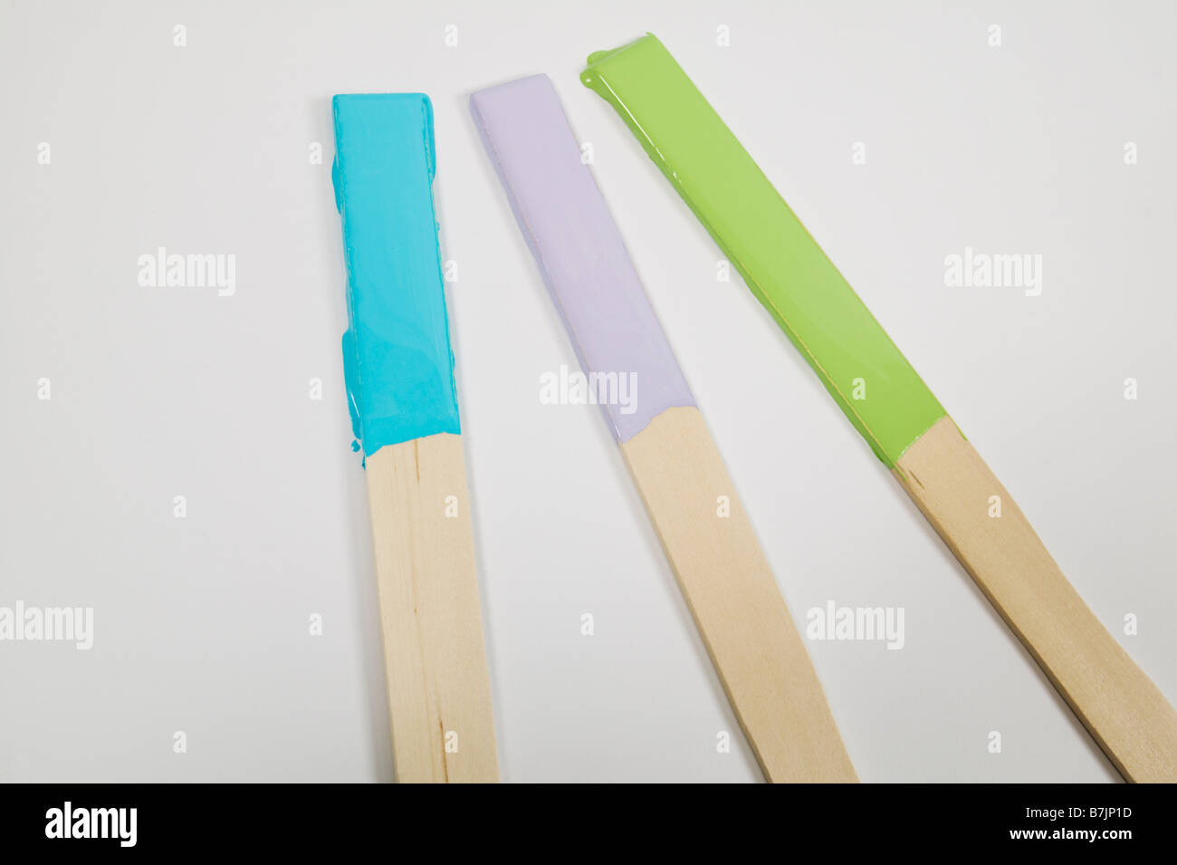 Paint stir sticks, Canada, British Columbia Stock Photo Alamy