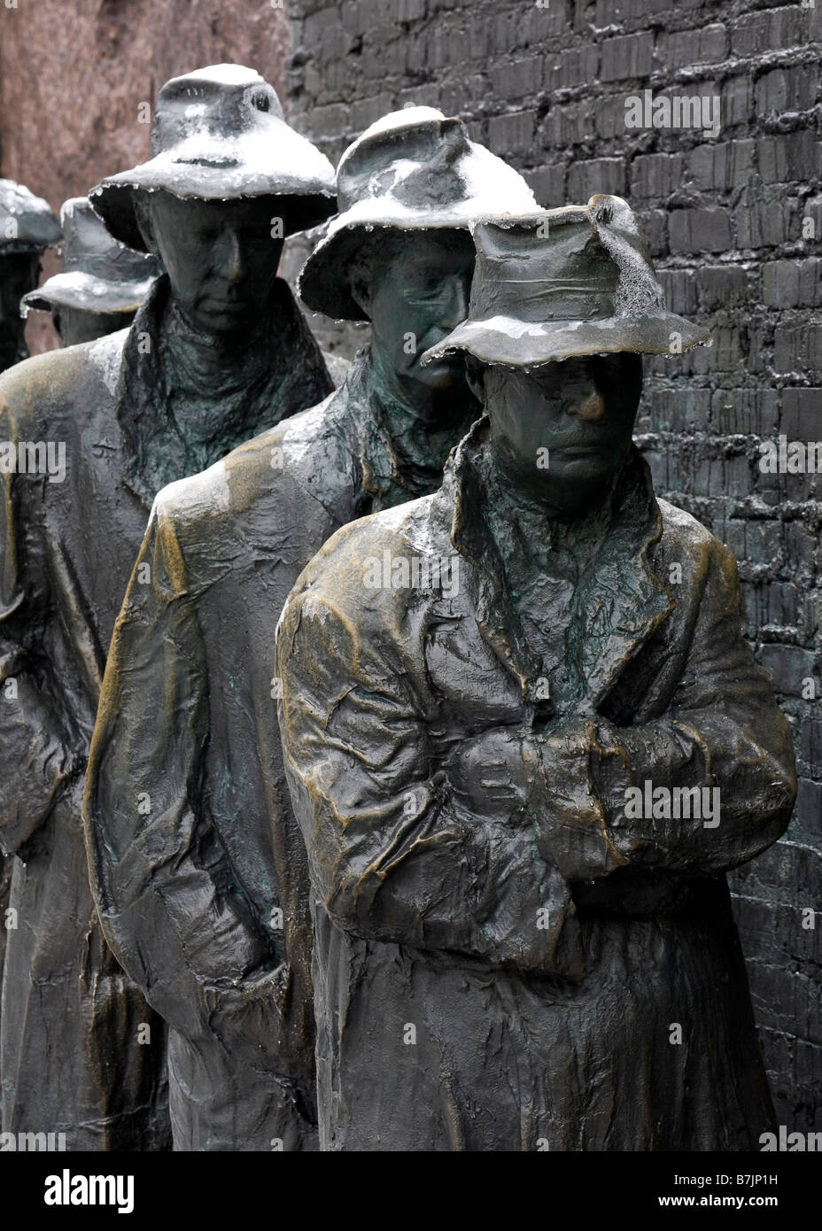 The Great Depression statue - Washington, DC USA Stock Photo