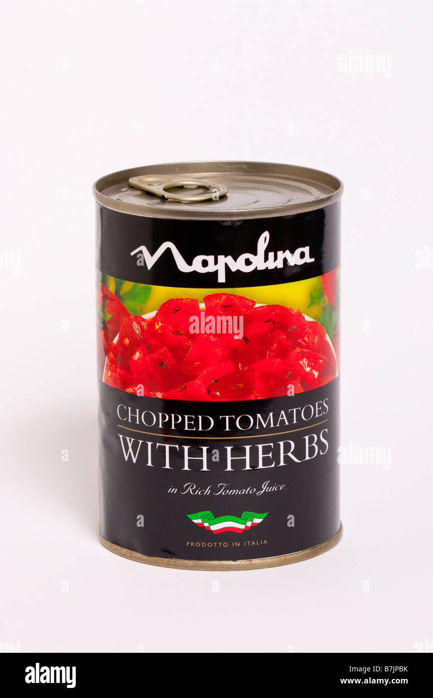 Tins of food chopped tomatos hires stock photography and images Alamy