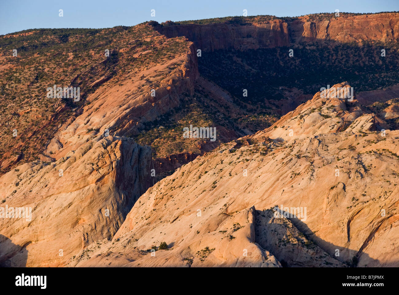 Waterpocket Fold and Hall Creek from Halls Overlook, Capitol Reef