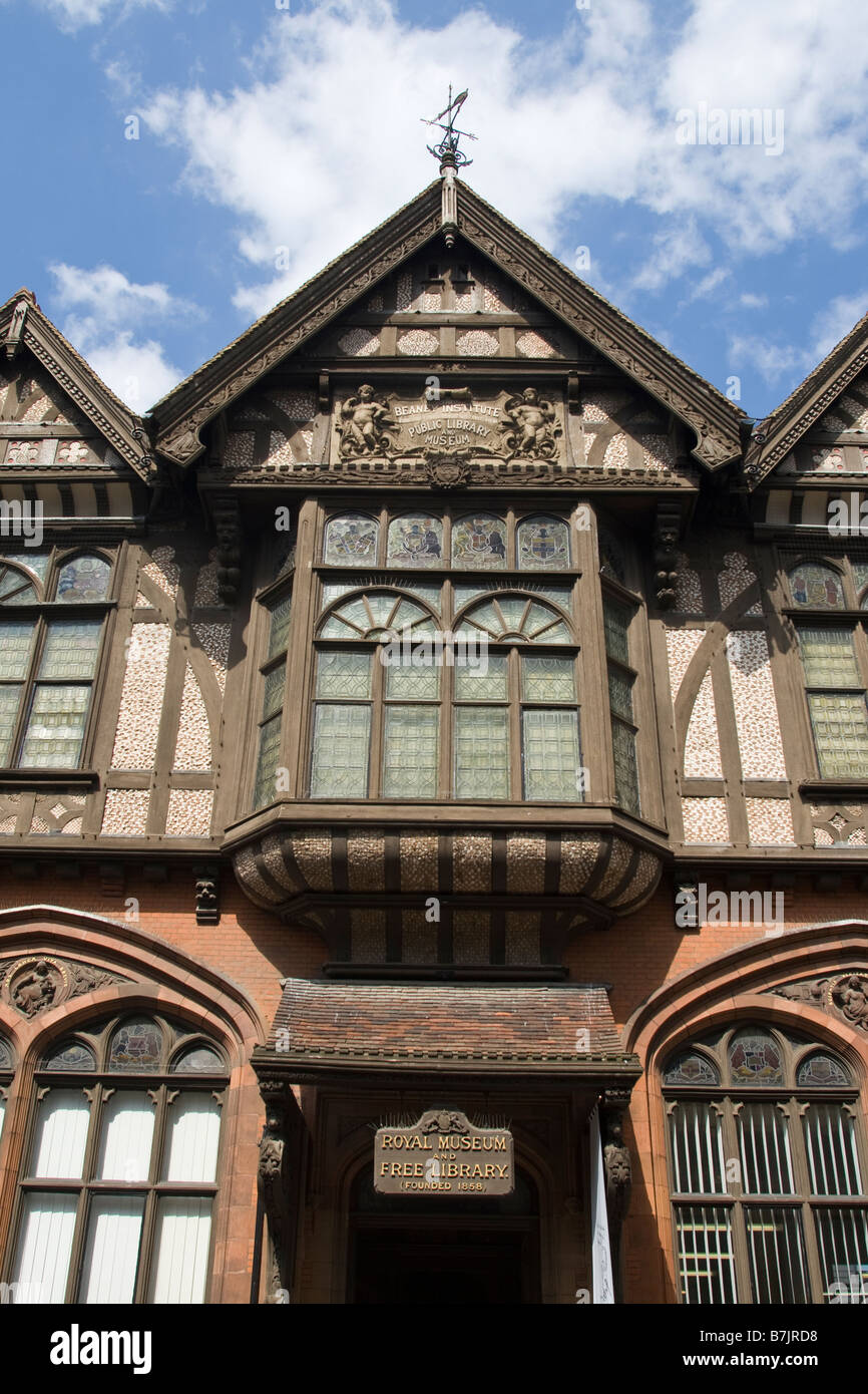 Royal Museum and Free Library Canterbury England Stock Photo Alamy