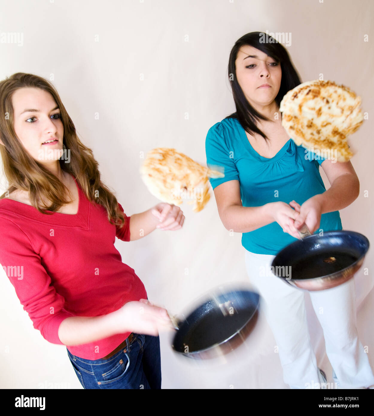 Woman and pancake and toss hires stock photography and images Alamy