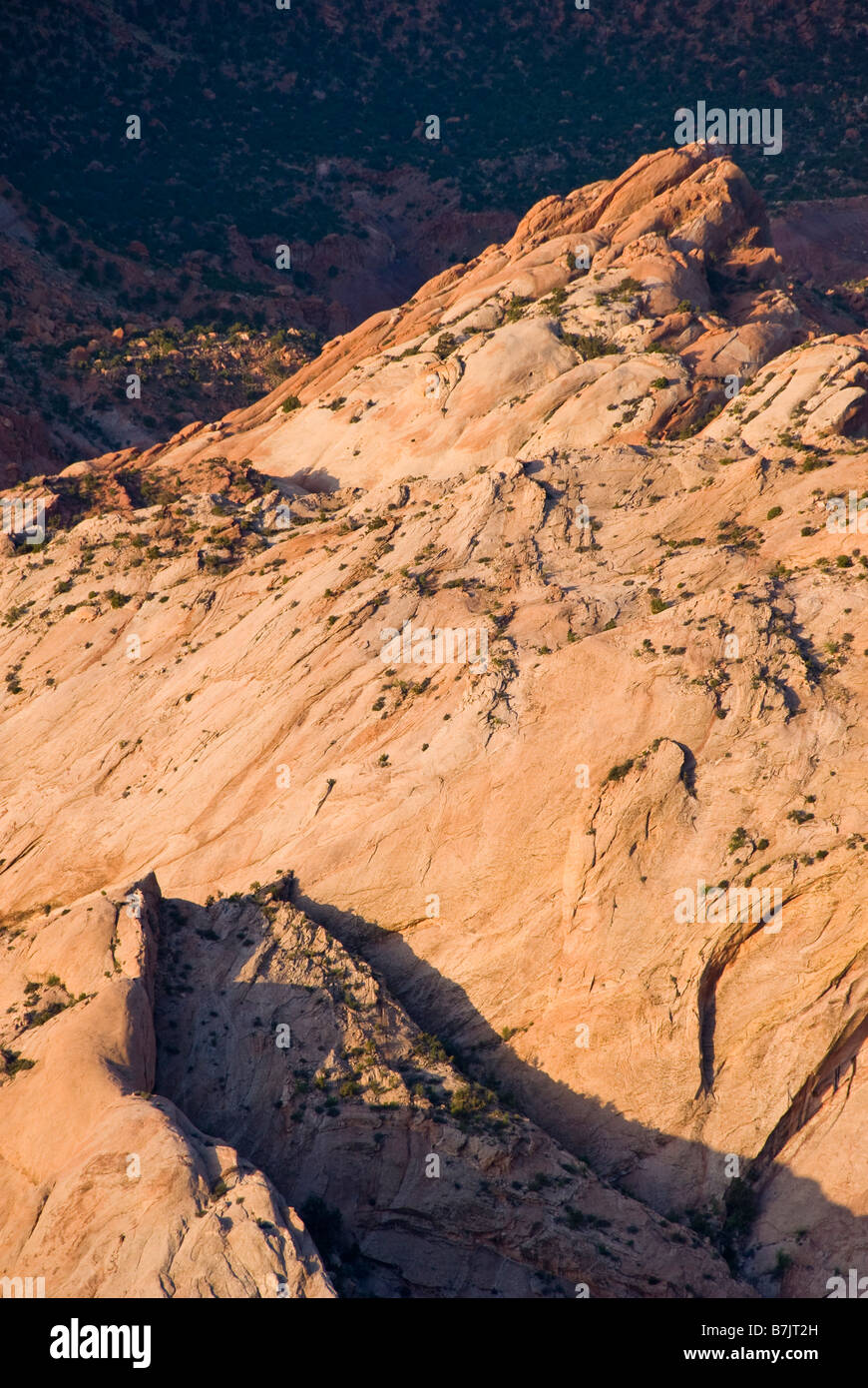 Waterpocket Fold and Hall Creek from Halls Overlook, Capitol Reef