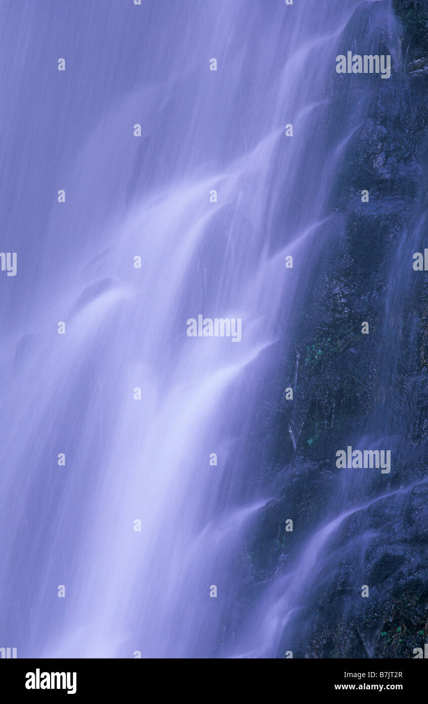 Waterfall detail near Newton Stewart, Dumfries and Galloway, Scotland