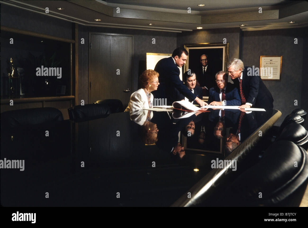 Corporate Executives in Office Stock Photo - Alamy