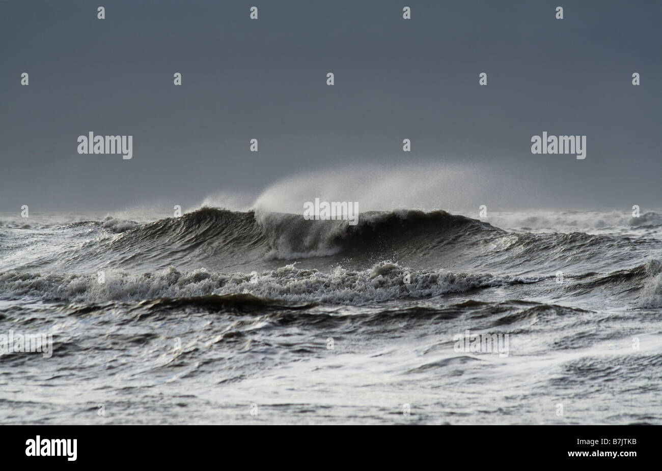 The Barents Sea storm waves. Arctic, Kolguev Island, Russia Stock Photo ...