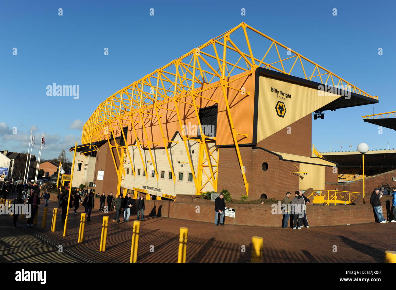 Molineux Stadium Home Of Wolverhampton Wanderers Football Club Stock ...