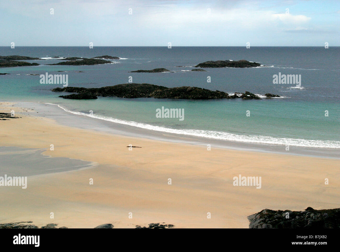 beach on the Isle of Coll Stock Photo