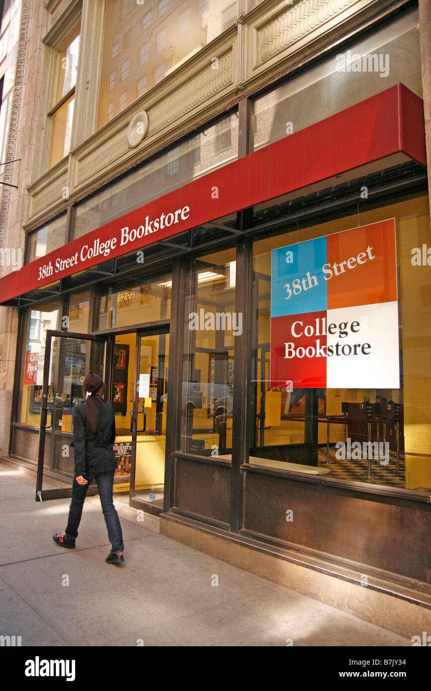 College bookstore in an urban setting. Stock Photo