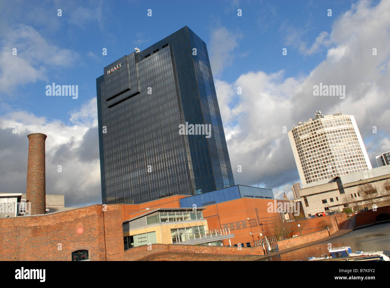 The Hyatt Hotel in Birmingham England Stock Photo